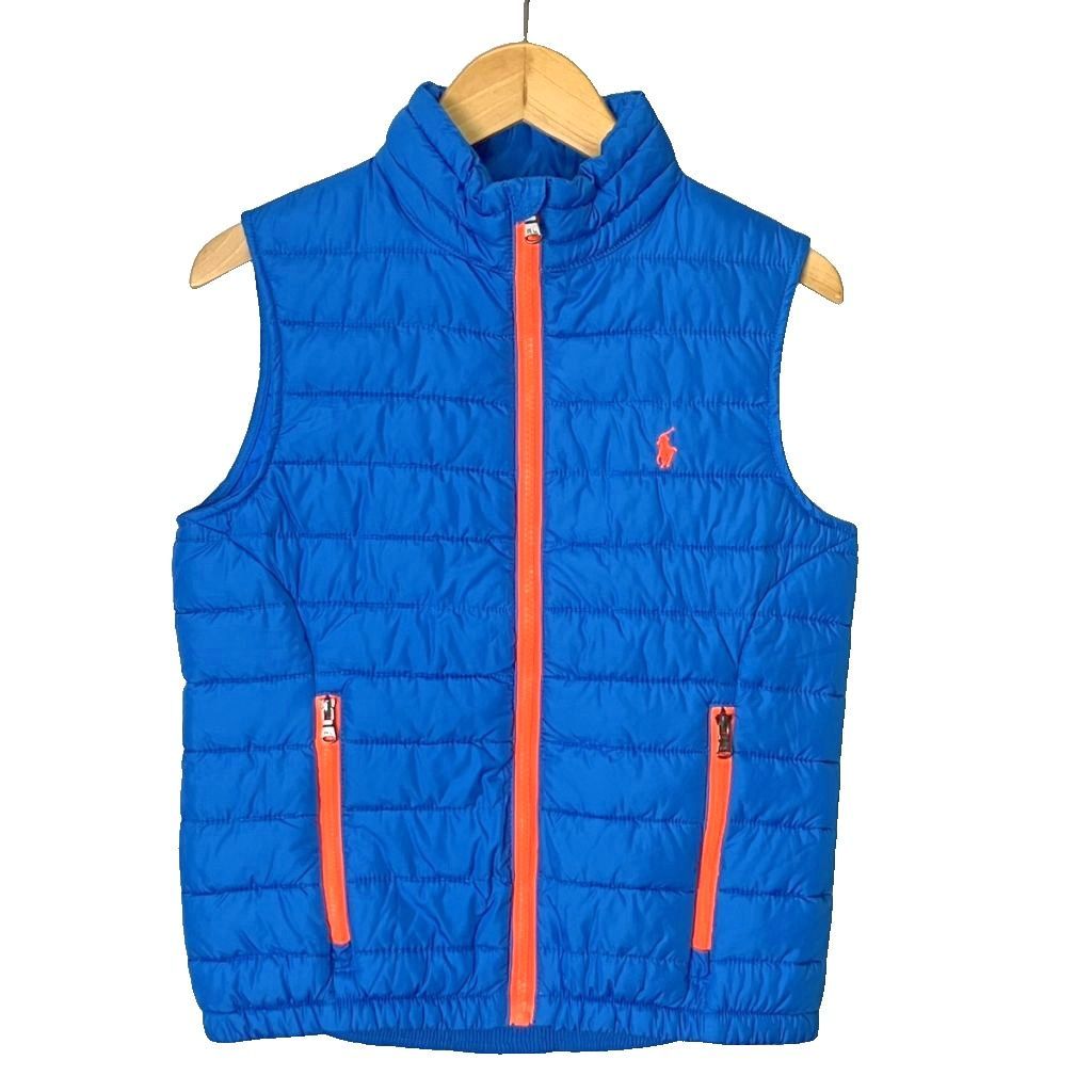 ラルフローレン　フード付きダウンベスト RALPH LAUREN ラルフローレン フード付き ダウン ベスト ネイビー系
