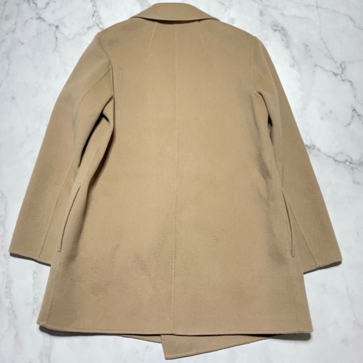 セオリー Theory 2024 24AW ウール カシミヤ ボタンレス ポケット