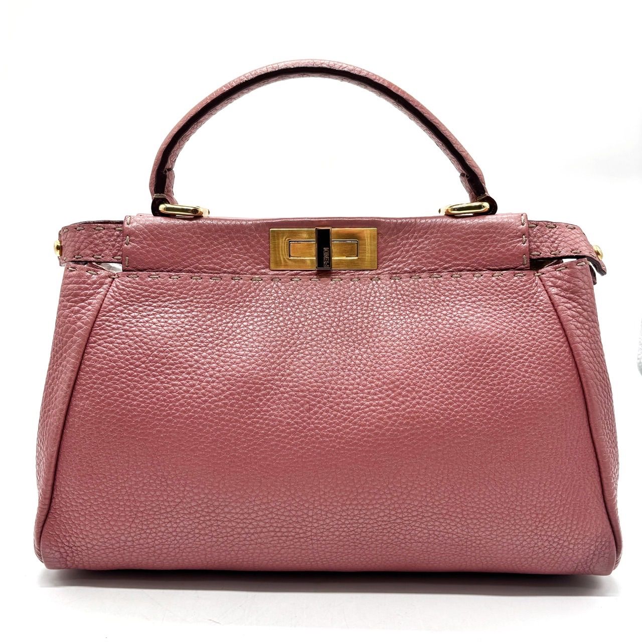 良品】 FENDI フェンディ ピーカブー セレリア レザー 2WAY ショルダー 