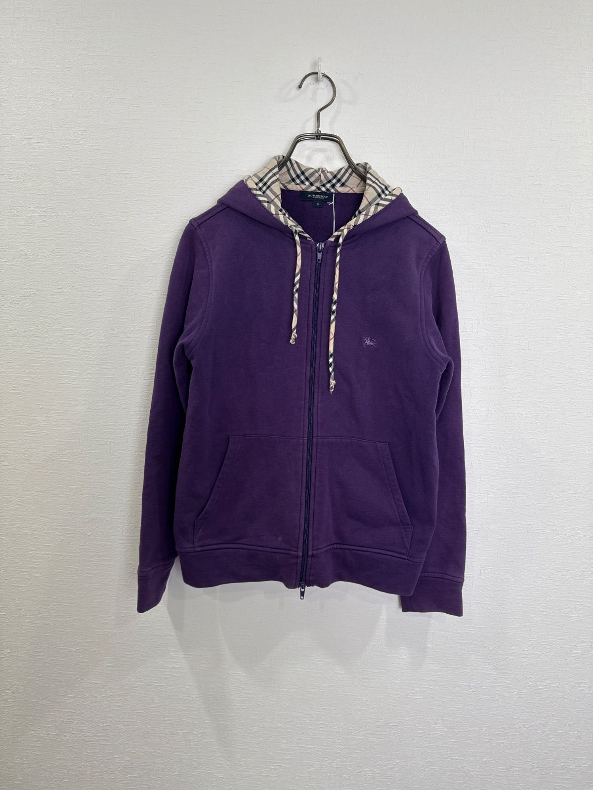 S00445 BURBERRY LONDONN｜バーバリー｜Purple｜パープル｜パーカー 