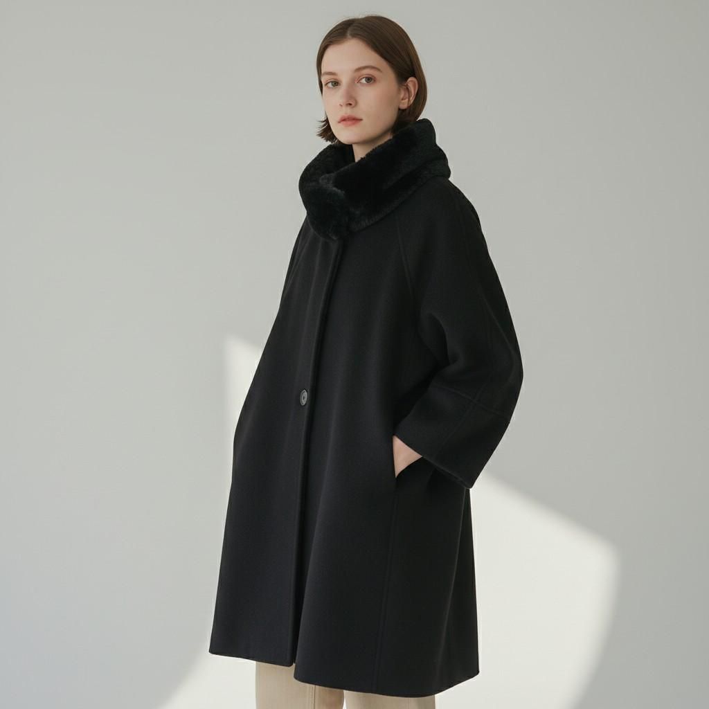 REGINA ROMANTICO レジィーナロマンティコ ミンクファー カシミヤ100