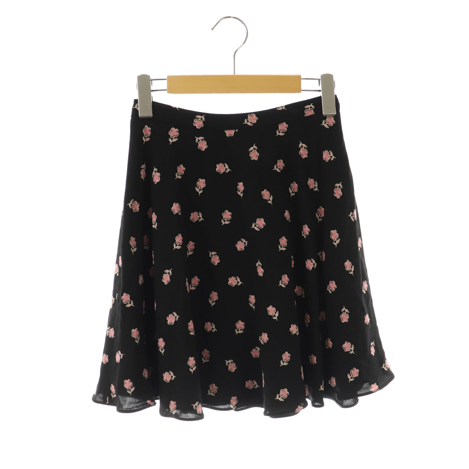 ミュウミュウ miumiu フラワーパターンミニスカート フレアスカート 36