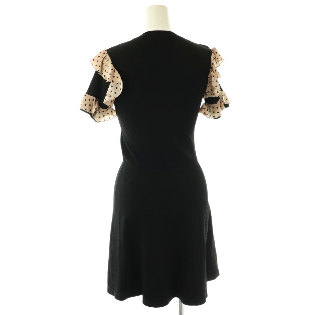 レッド ヴァレンティノ RED VALENTINO ドットフリル半袖 ニット