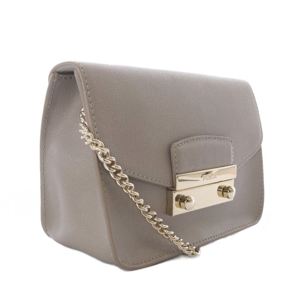 FURLA フルラ　メトロポリス　チェーンショルダーバッグ　グレージュ 楽天市場】FURLA フルラ メトロポリス チェーンショルダー バッグ