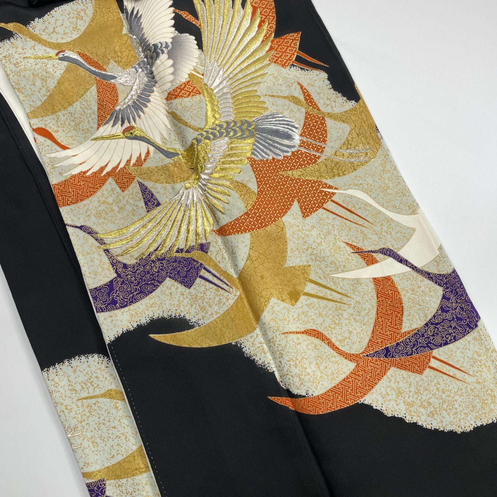 黒留袖 4枚 正絹 着物まとめ売り 同梱購入歓迎 リメイク用 着付け練習