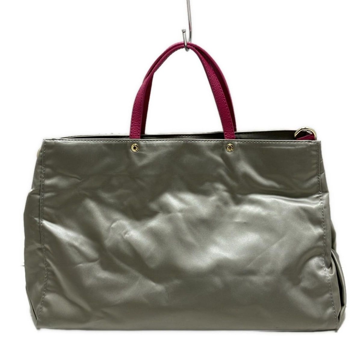 russet(ラシット) トートバッグ - グレーベージュ×ピンク THE CLOUDS