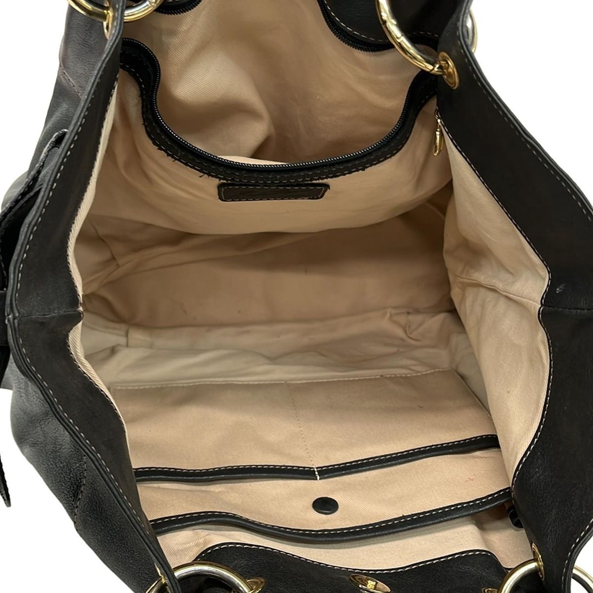 KITAMURA(キタムラ) トートバッグ - 黒 リボン レザー - メルカリ