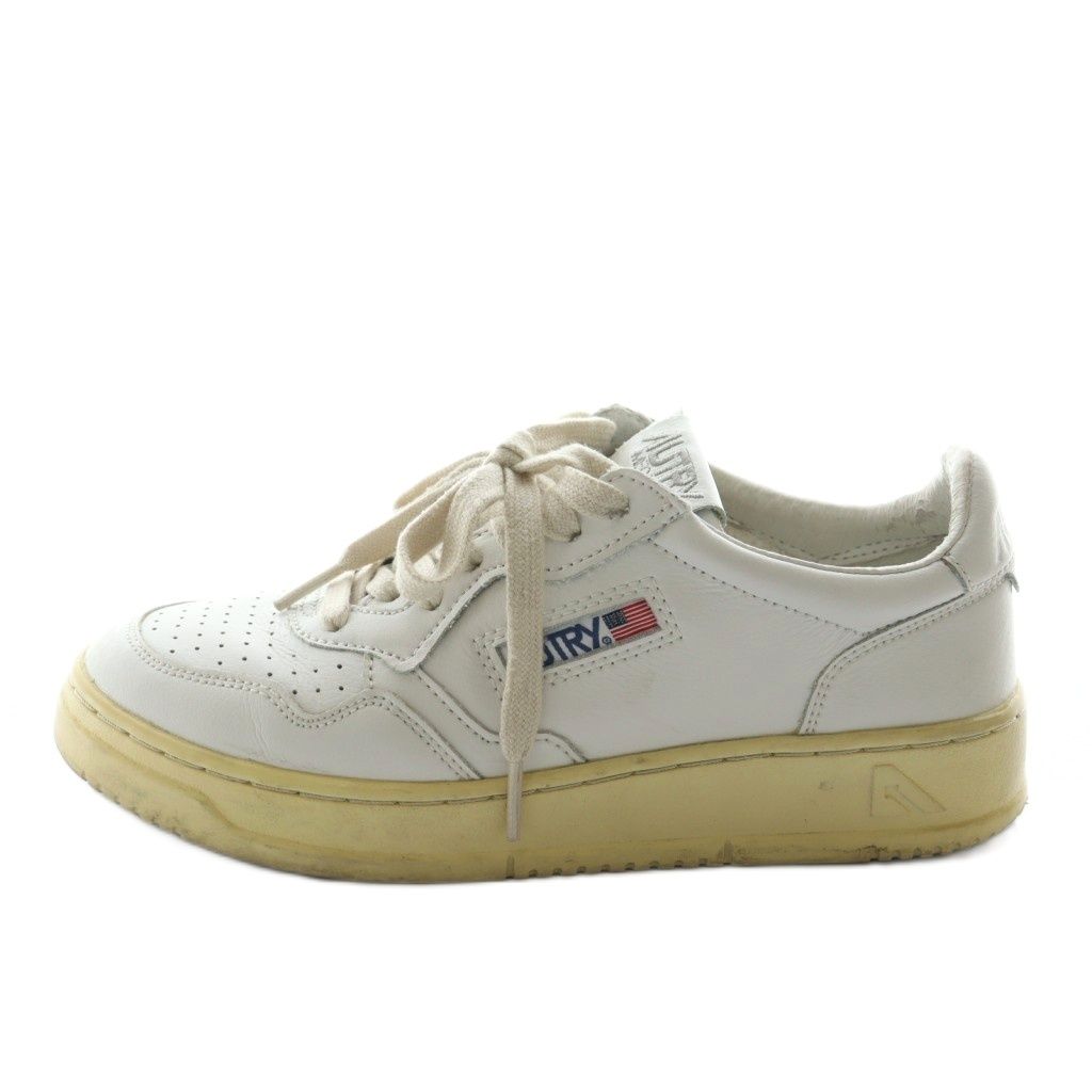 オートリー AUTRY MEDALIST LOW スニーカー シューズ 37 白 ホワイト