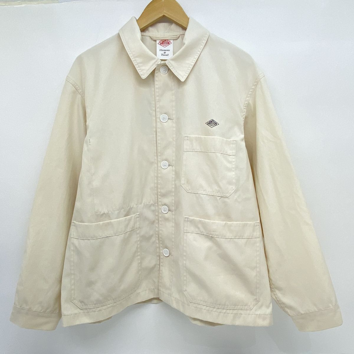 DANTON | バックロゴ カバーオール DANTON(ダントン)】バックロゴ カバーオール