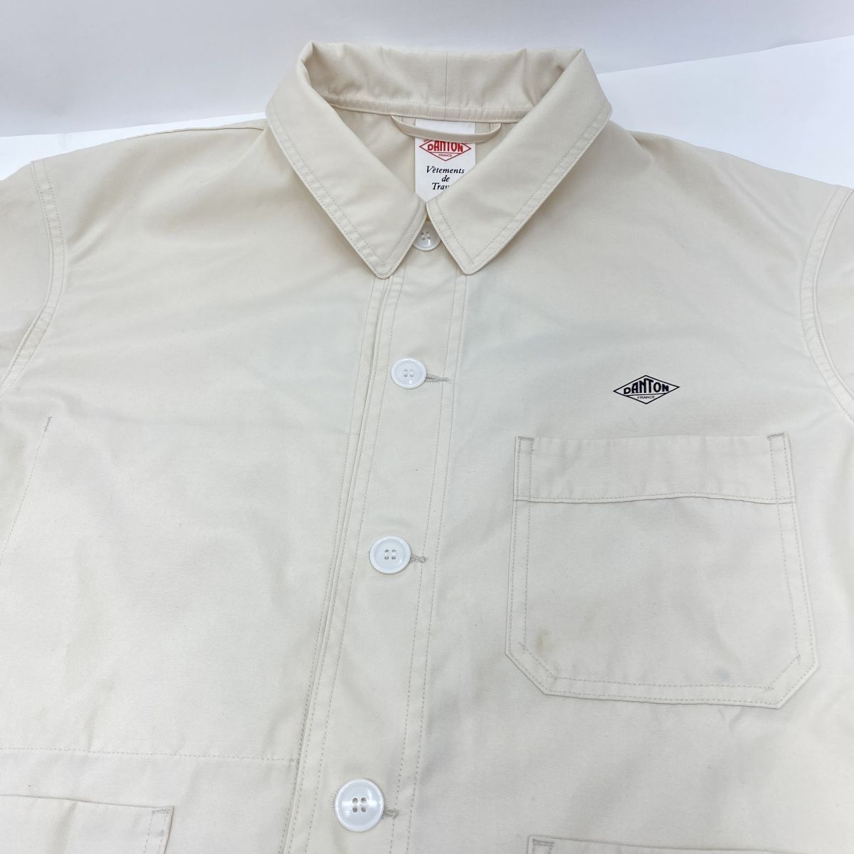 DANTON ダントン BACK LOGO COVERALLS カバーオール ジャケット DT