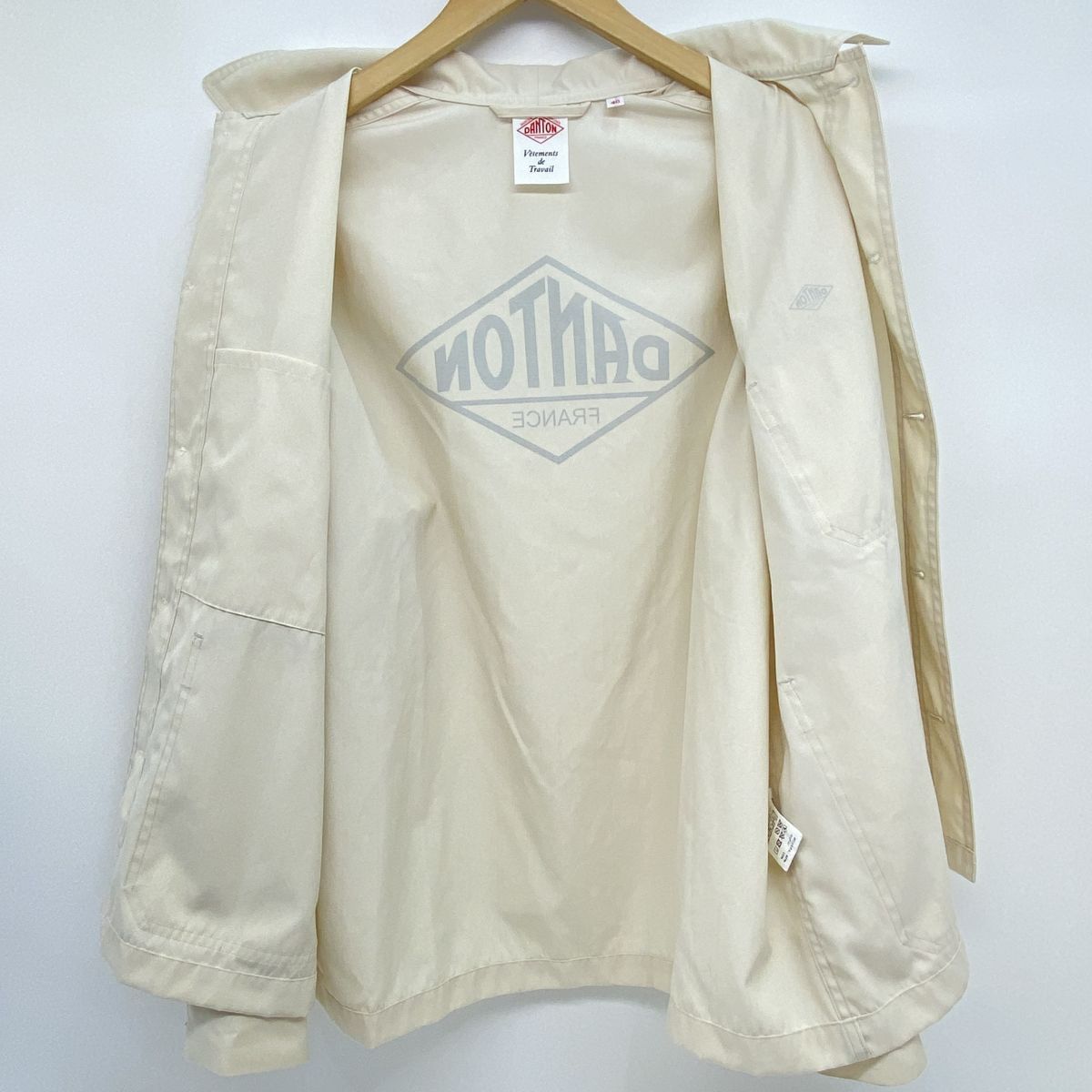 DANTON | バックロゴ カバーオール DANTON(ダントン)】バックロゴ カバーオール