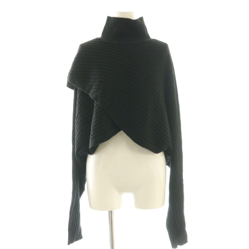 ル フィル LE PHIL 24AW ウールワイドリブクロスニット セーター 長袖