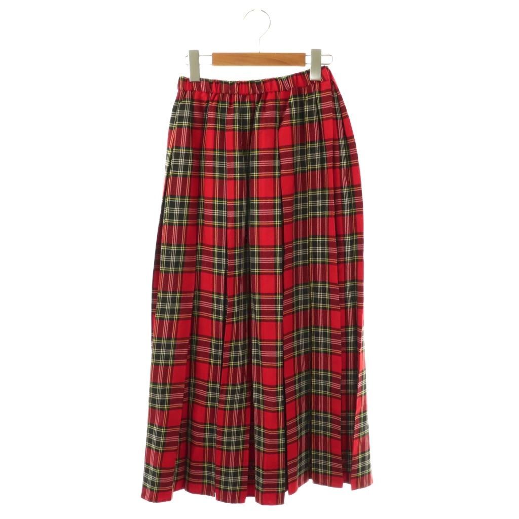 【クリーニング済】ツルバイマリコオイカワ ロングスカート ツル バイ マリコオイカワ TSURU by Mariko Oikawa 24AW Luna プリーツ