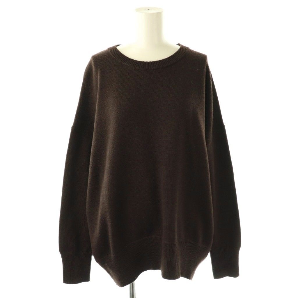 Deuxieme Classe ベーシックニット　ブラウン ドゥーズィエムクラス everyday i like ベーシックニット ブラウン