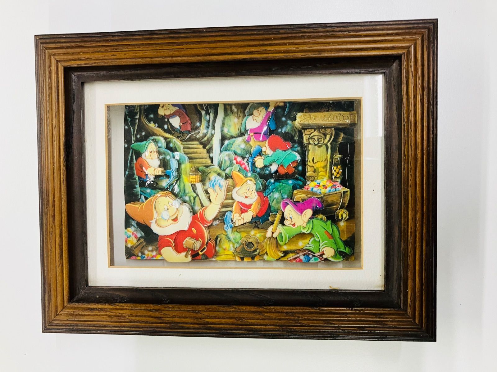 ディズニー 白雪姫 7人の小人 フォトフレーム - メルカリ