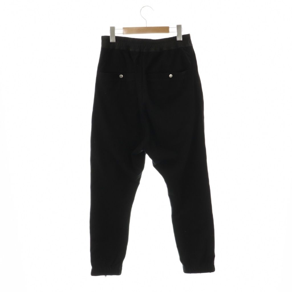 Rick Owensブラックジョガーパンツ リックオウエンス Rick Owens 24SS TECUAL TRACK PANT ジョガーパンツ
