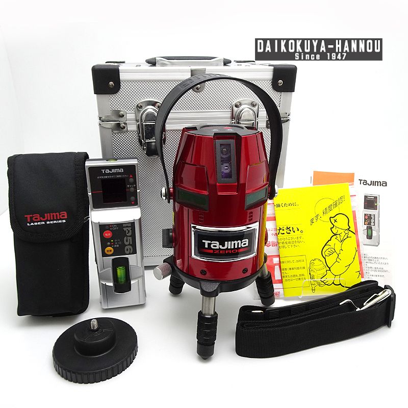 タジマ 墨出し器 レーザー墨出し器 ZERO-KJC 赤用 受光器(ML-RCV2) 付