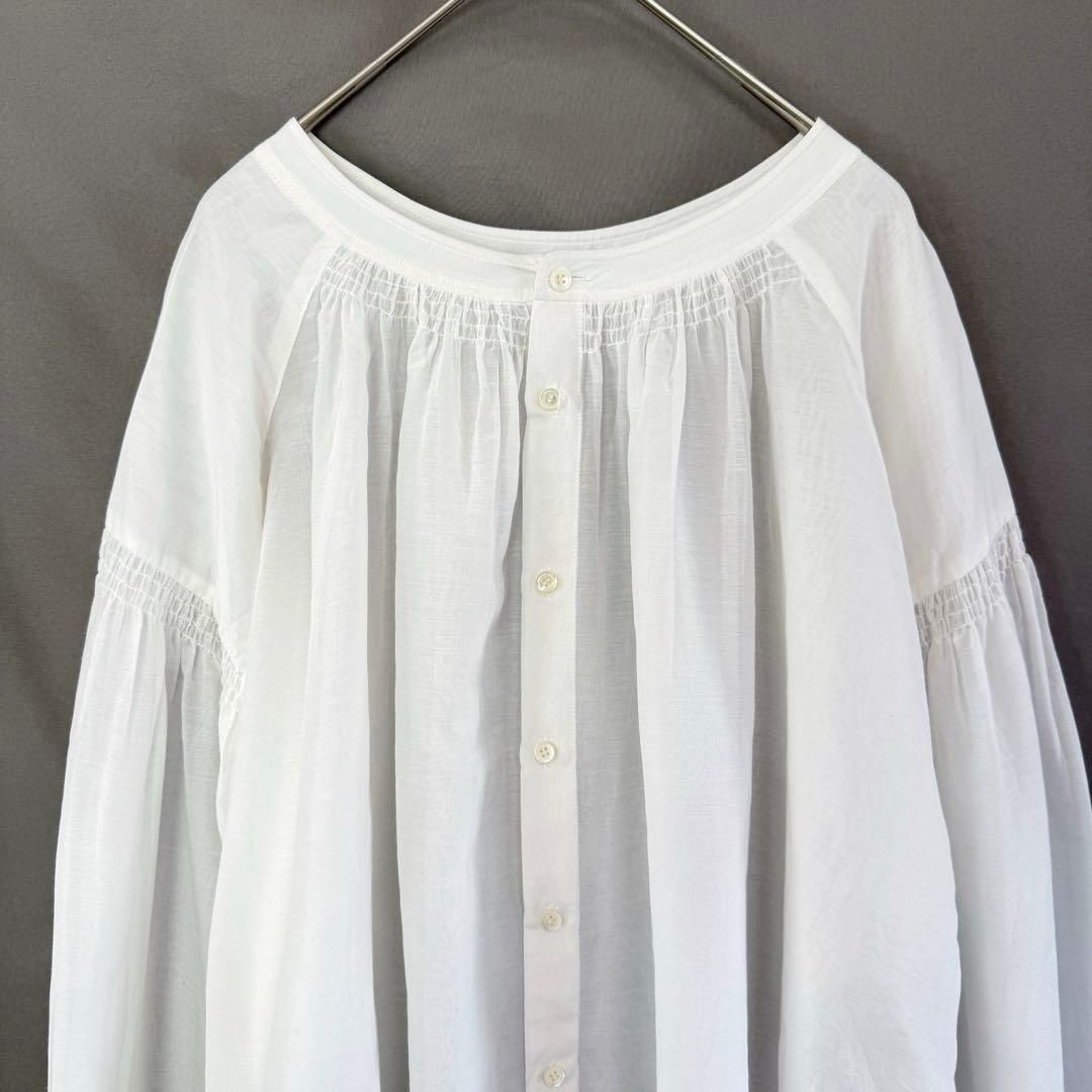 極美品 SLOBE IENA スローブイエナ 24SS コットンシルク 2way ブラウス 