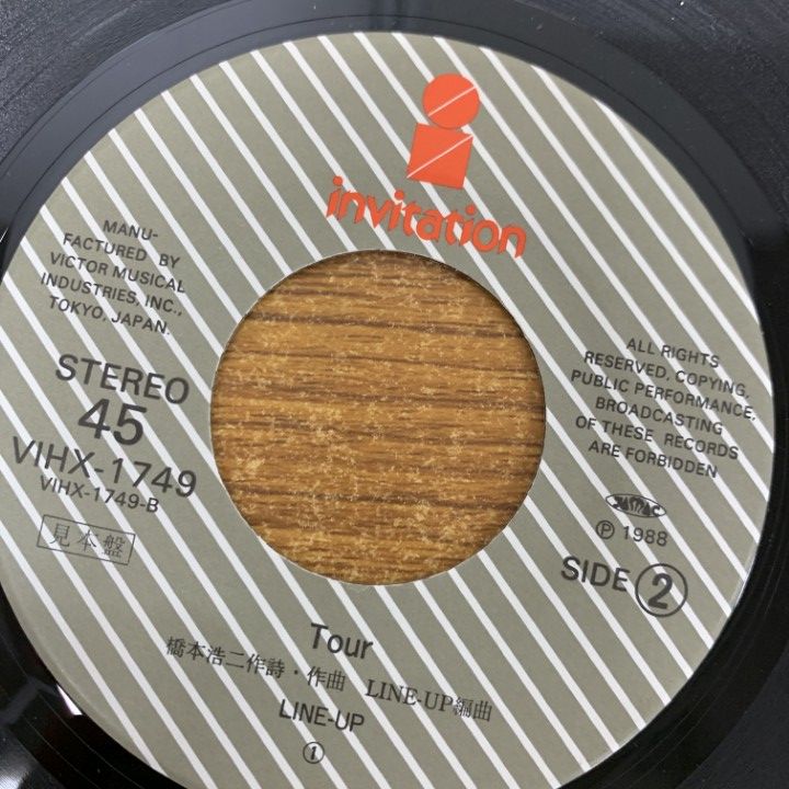 ○01)【1点限り!】【見本盤・サイン入り】ラインアップ/Line Up