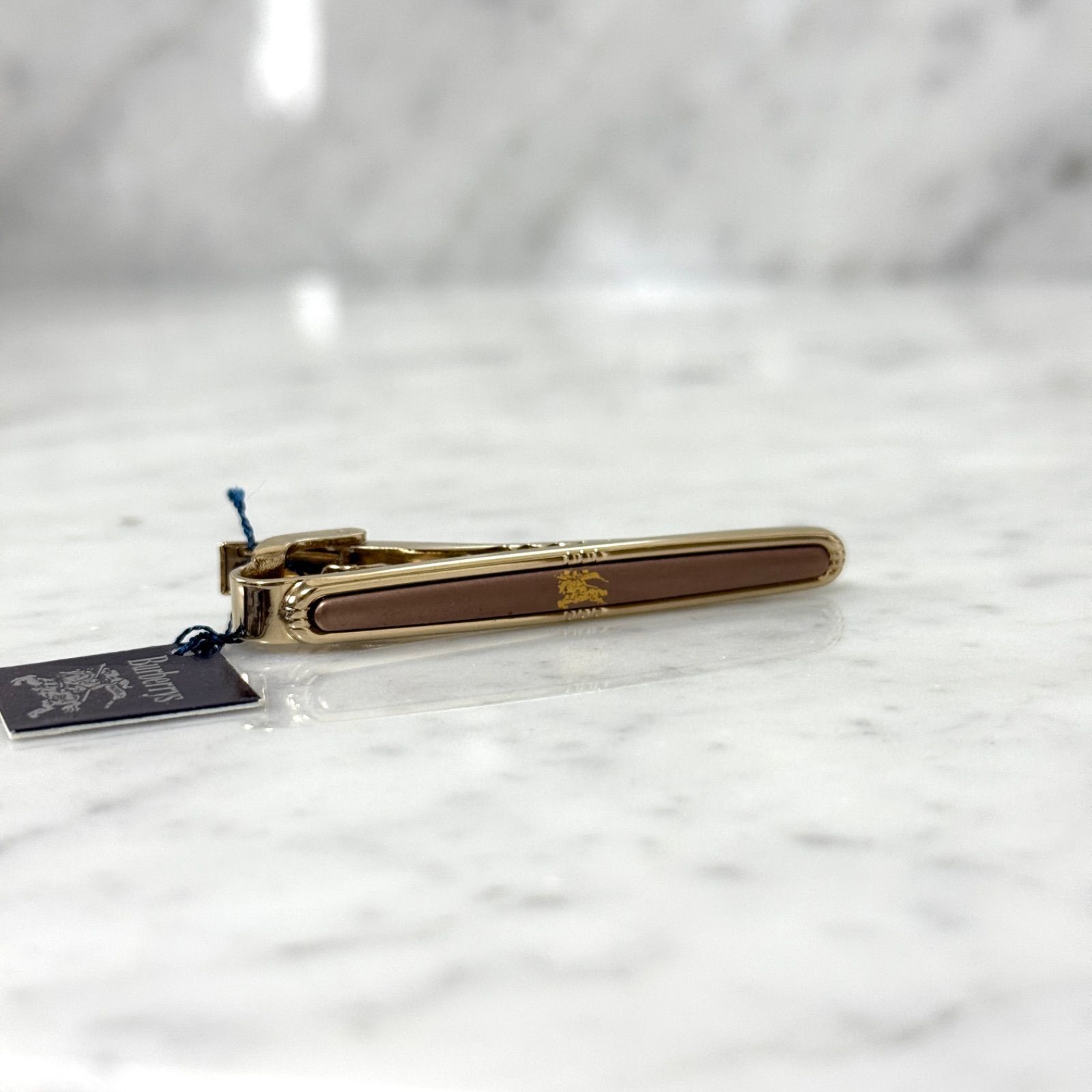 新品 未使用 BURBERRY バーバリー ネクタイピン タイピン ホース ロゴ