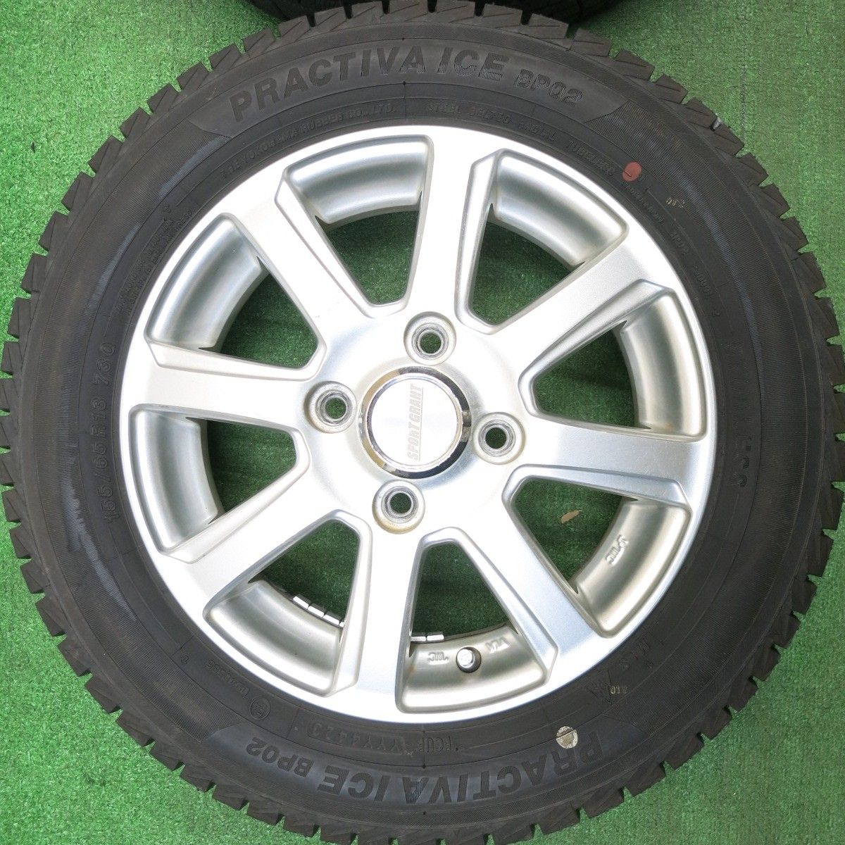 バリ溝！23年！9.5分以上☆スタッドレス 155/65R13 プラクティバ 
