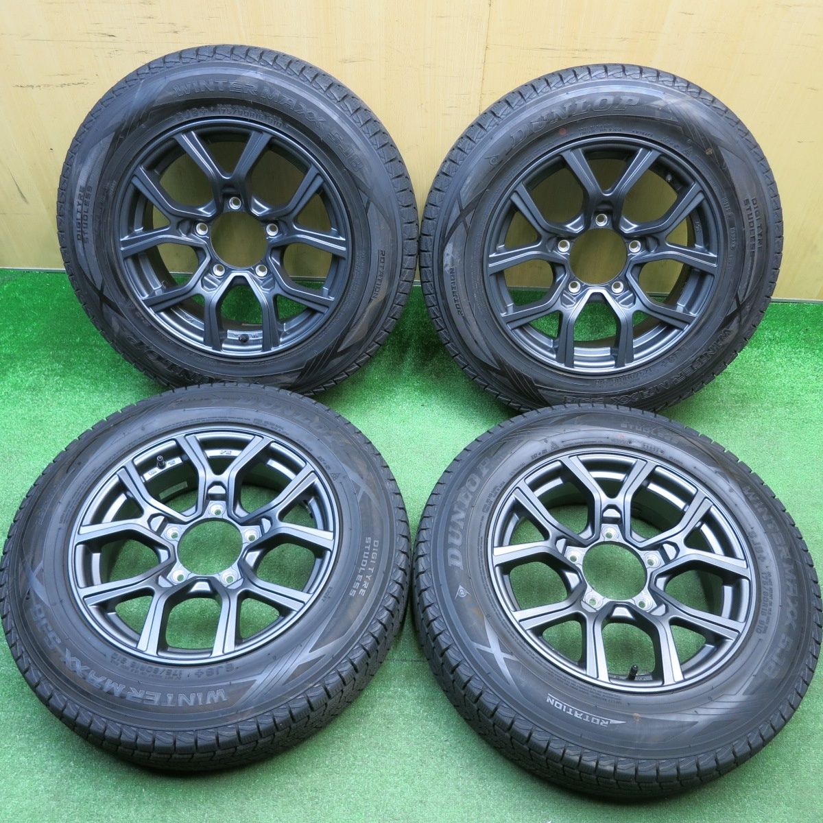 バリ溝！21年！キレイ！9分☆ジムニー 等 175/80R16 スタッドレス 