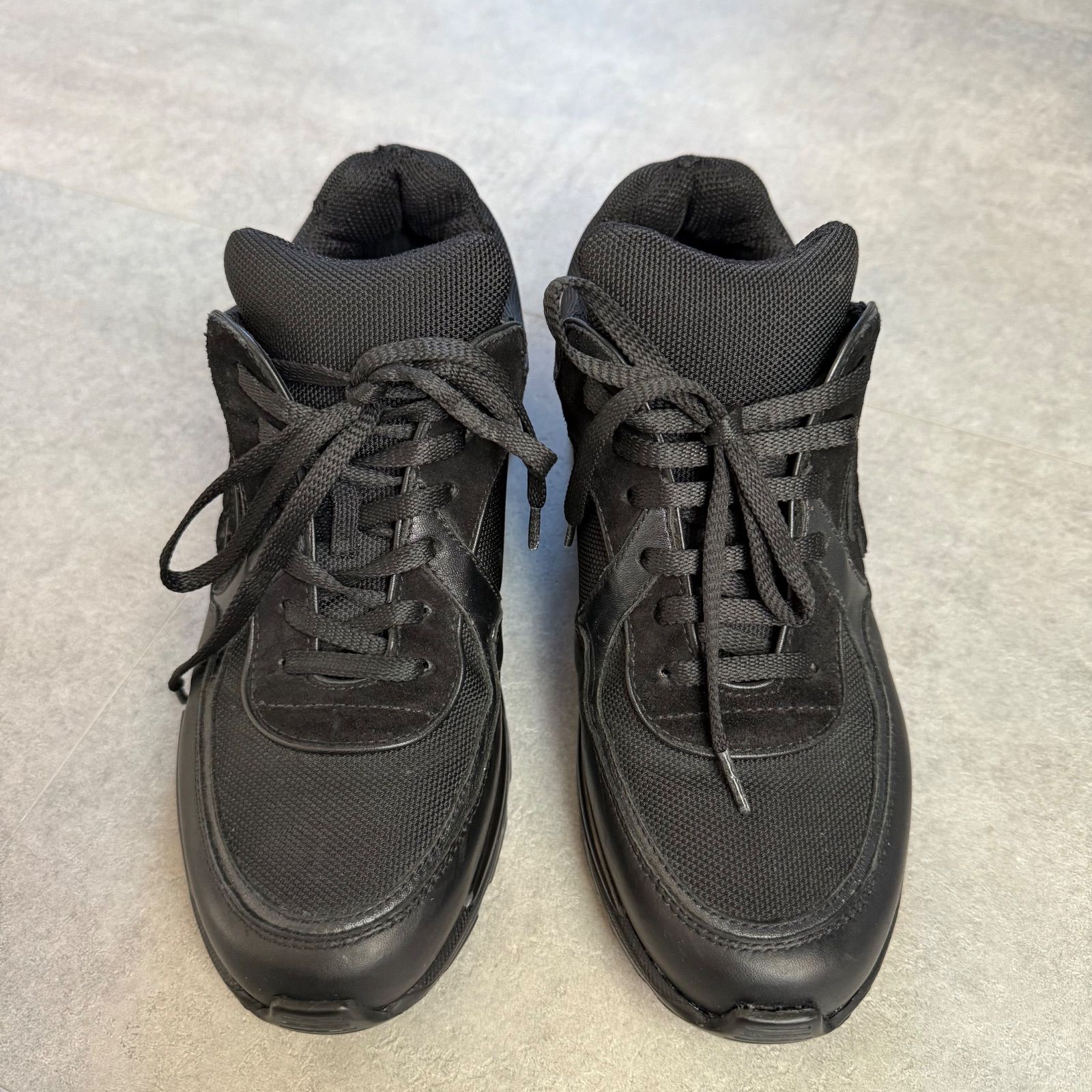 CHANEL シャネル ココマーク メッシュ スエード スニーカー ブラック