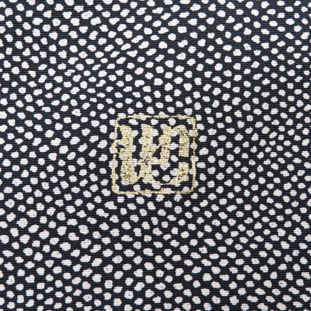 特選 小紋 着物 中古 正絹 袷 カジュアル 池田重子 落款 変わり市松