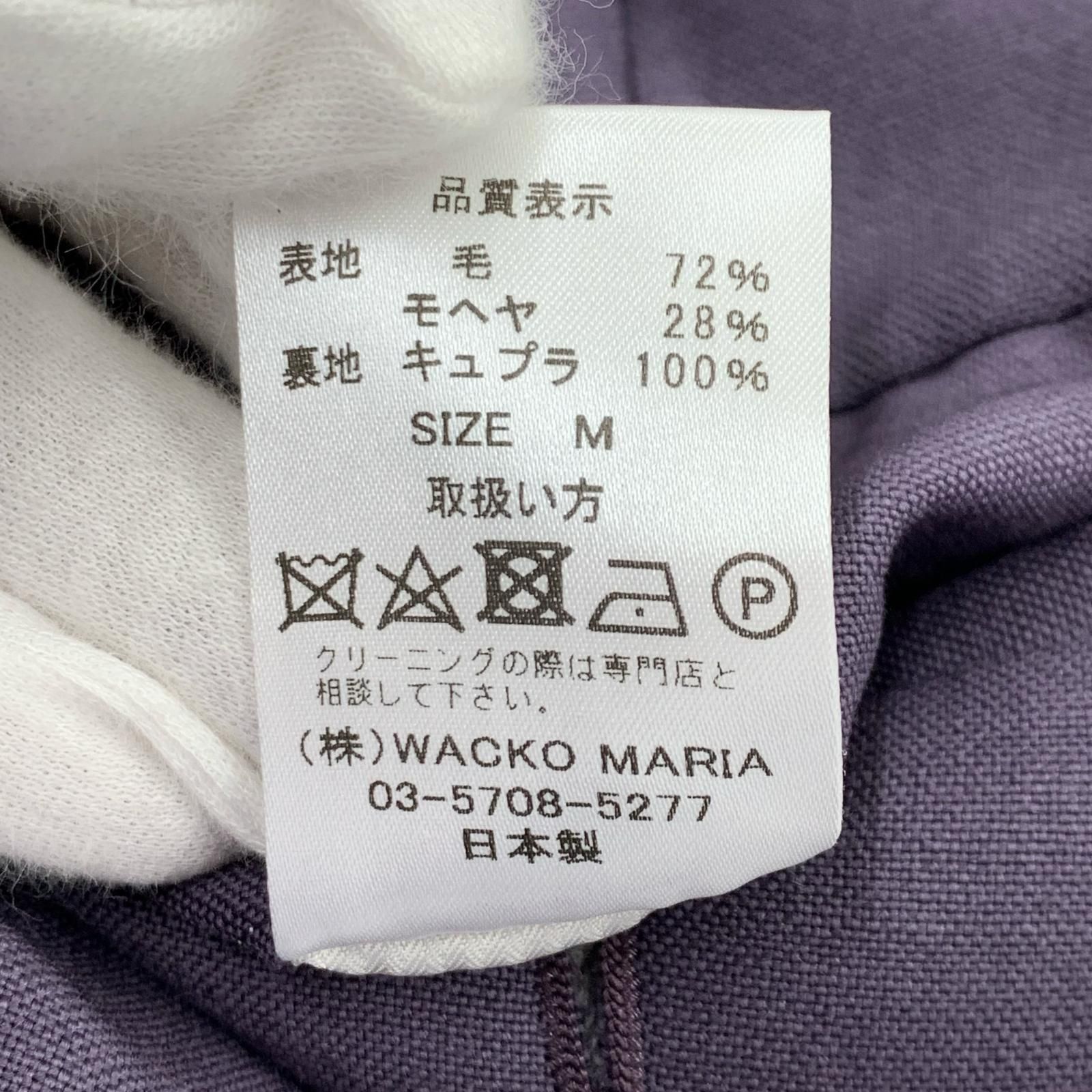 WACKO MARIA DORMEUIL パンツ パープル M カラー 【公式通販】