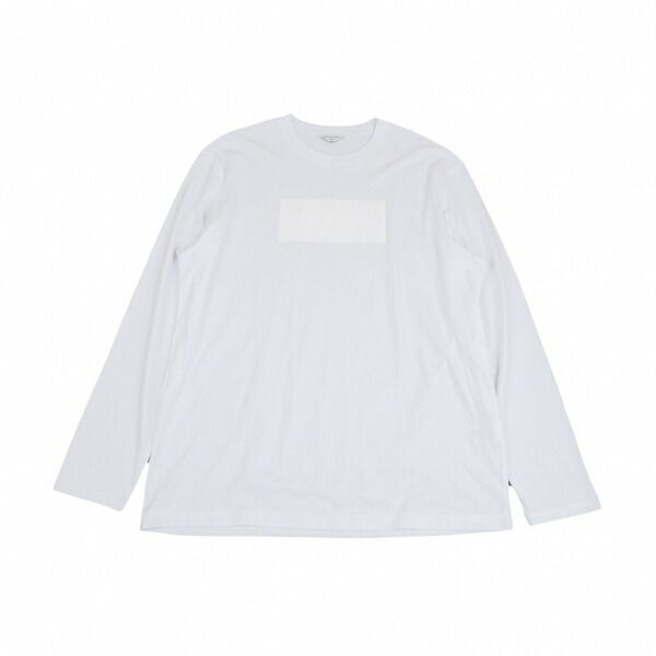 ミナペルホネンmina perhonen エンボスボックスロゴプリント長袖T