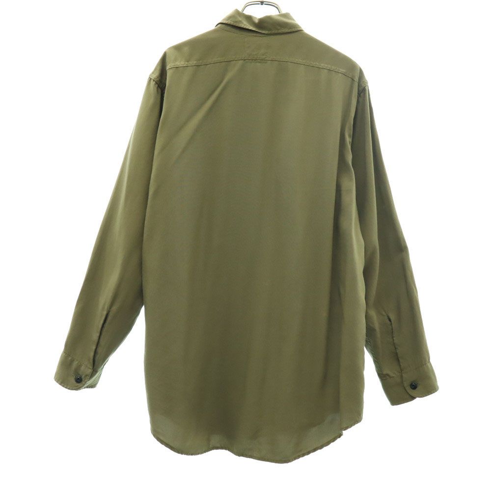 MADISON BLUE マディソンブルー 長袖 シャツ M グリーン ボタン