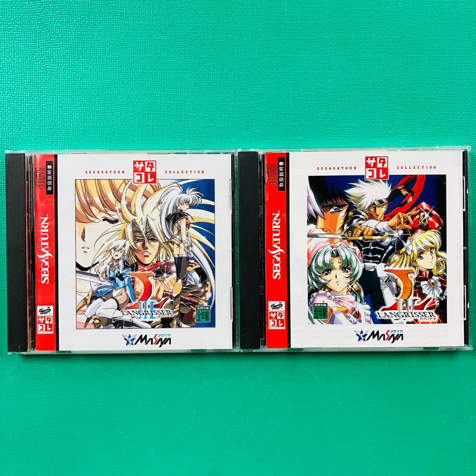 帯あり 美品 2点セット】セガサターン ラングリッサーIII