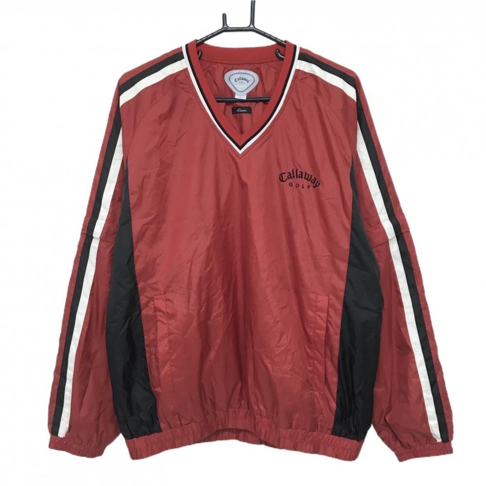 CALLAWAY キャロウェイ 2WAY 中綿ブルゾン ドット 総柄 レッド L
