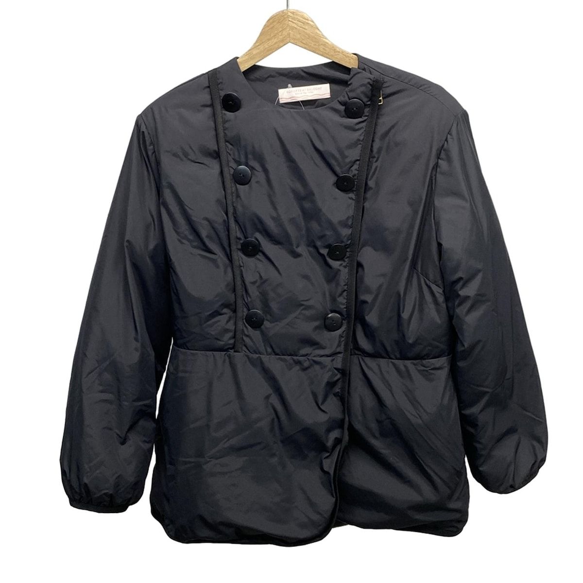 ※専用※ボーダーズアットバルコニー ノーカラージャケット　36 ブラック BORDERS at BALCONY（ボーダーズアットバルコニー） ジャケット ノー