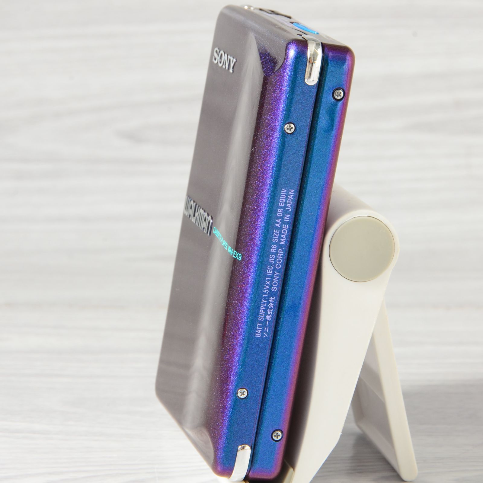 整備済みソニー　WM-EX9　カセットウォークマン　マジョーラカラーおまけ付き SONY WM-EX9 Walkman Cassette Player Chameleon Color Serviced