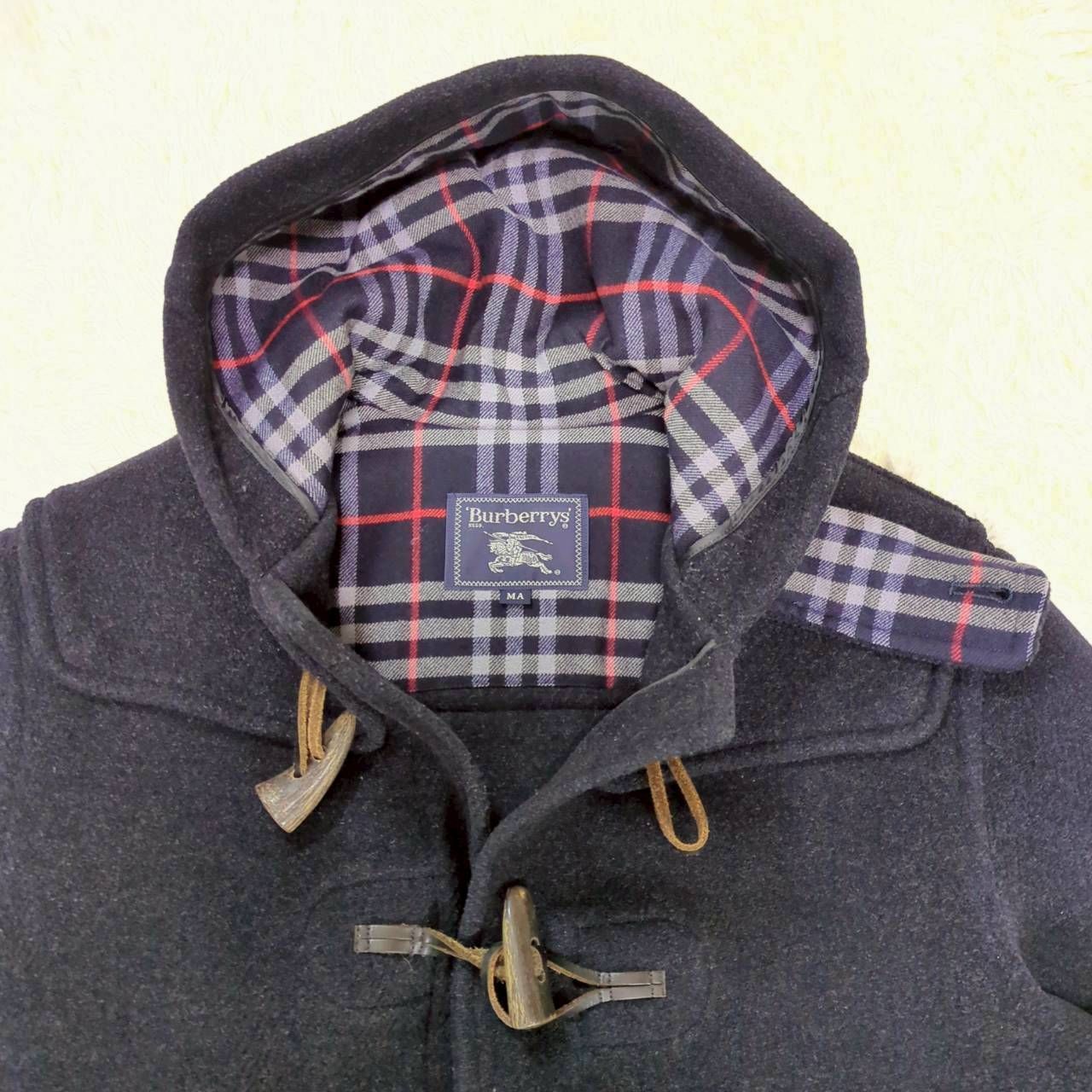 バーバリーズ バーバリー ダッフルコート ノバチェック ヘリンボーン