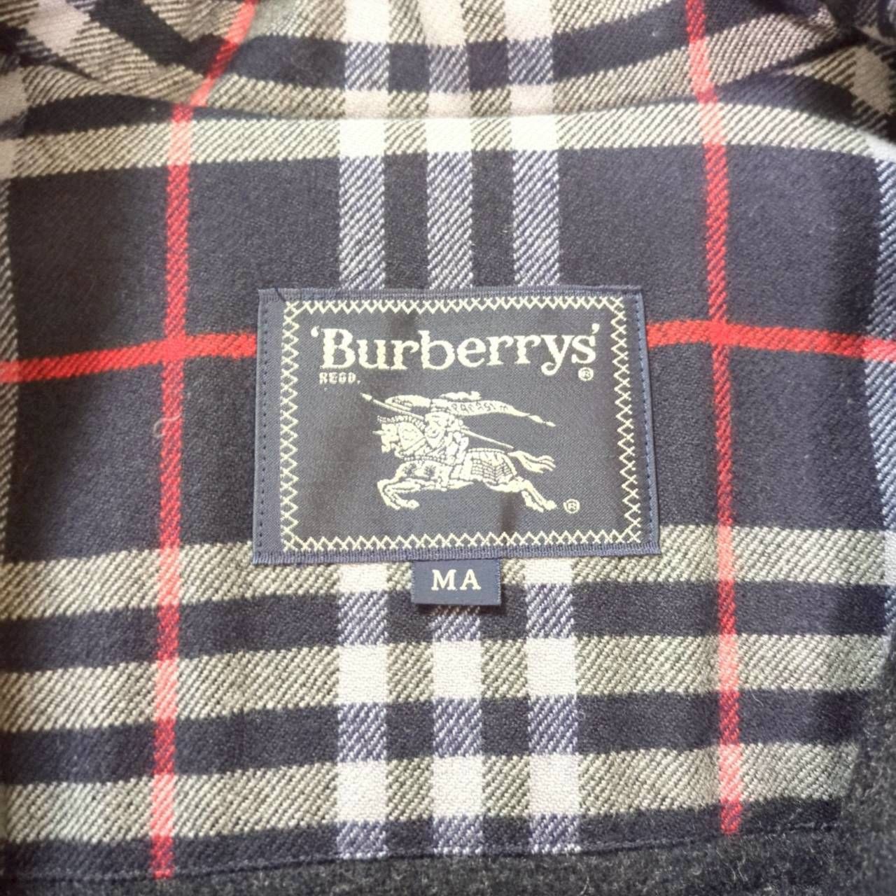 バーバリーズ バーバリー ダッフルコート ノバチェック ヘリンボーン