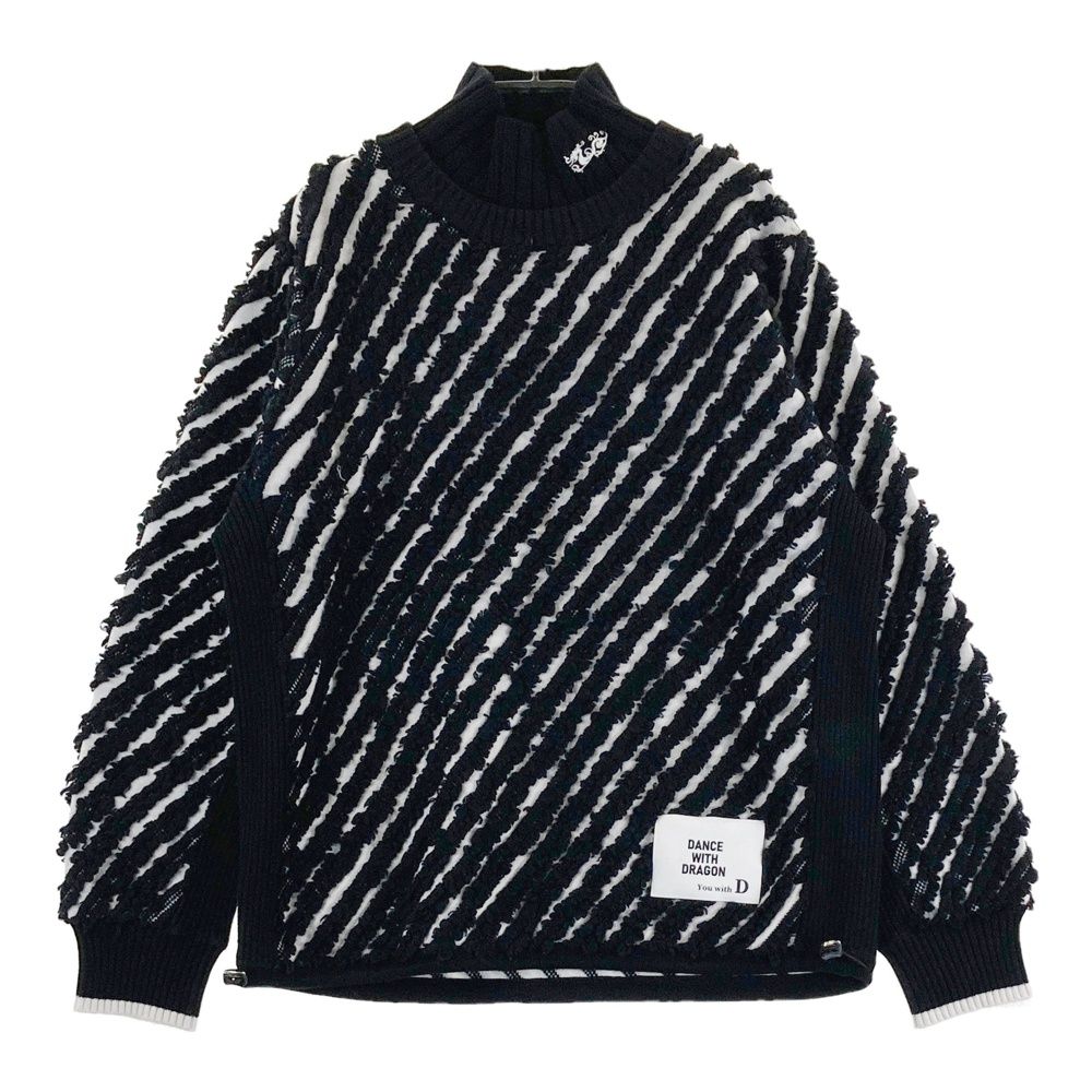 ダンスウィズドラゴン　ゴルフウエア レディース　ニット　新品 サイズ：3 DANCE WITH DRAGON ダンスウィズドラゴン ウール混