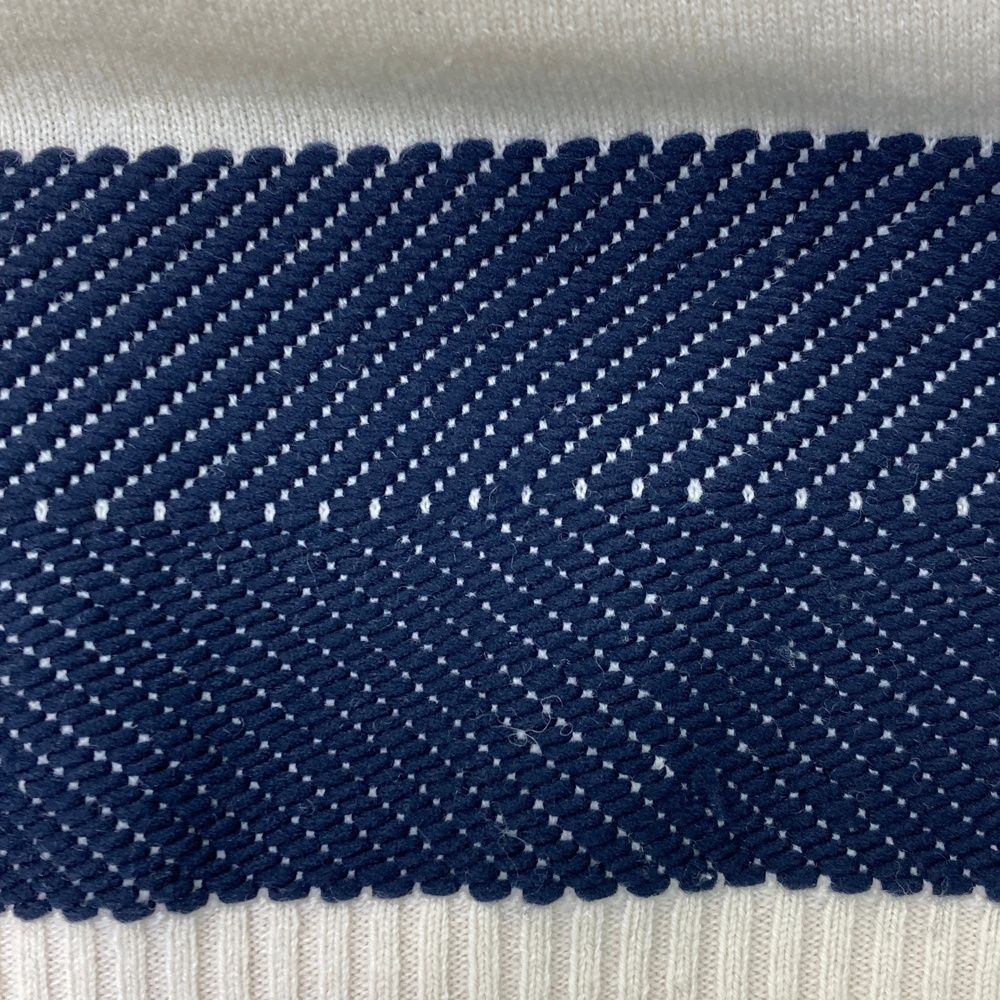 サイズ：4 PEARLY GATES パーリーゲイツ ニットセーター ボーダー柄