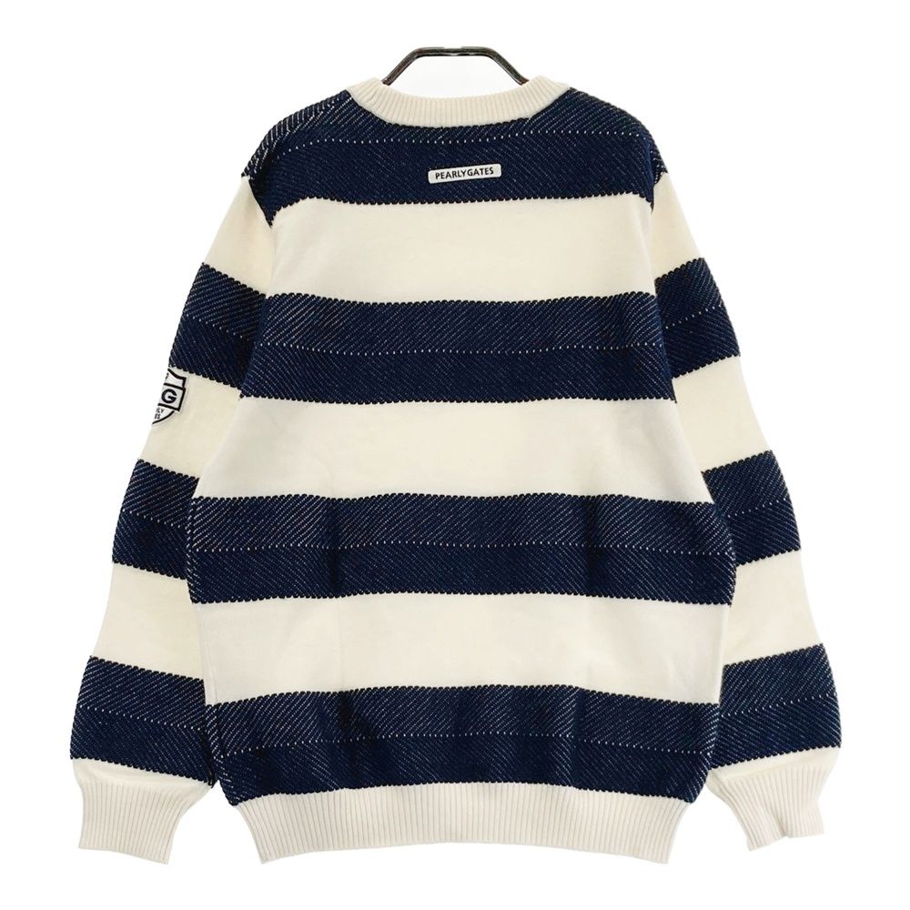 PEARLY GATES ホワイト セーター サイズ4 PEARLY GATES 薄手ホワイト セーター 4 - メルカリ