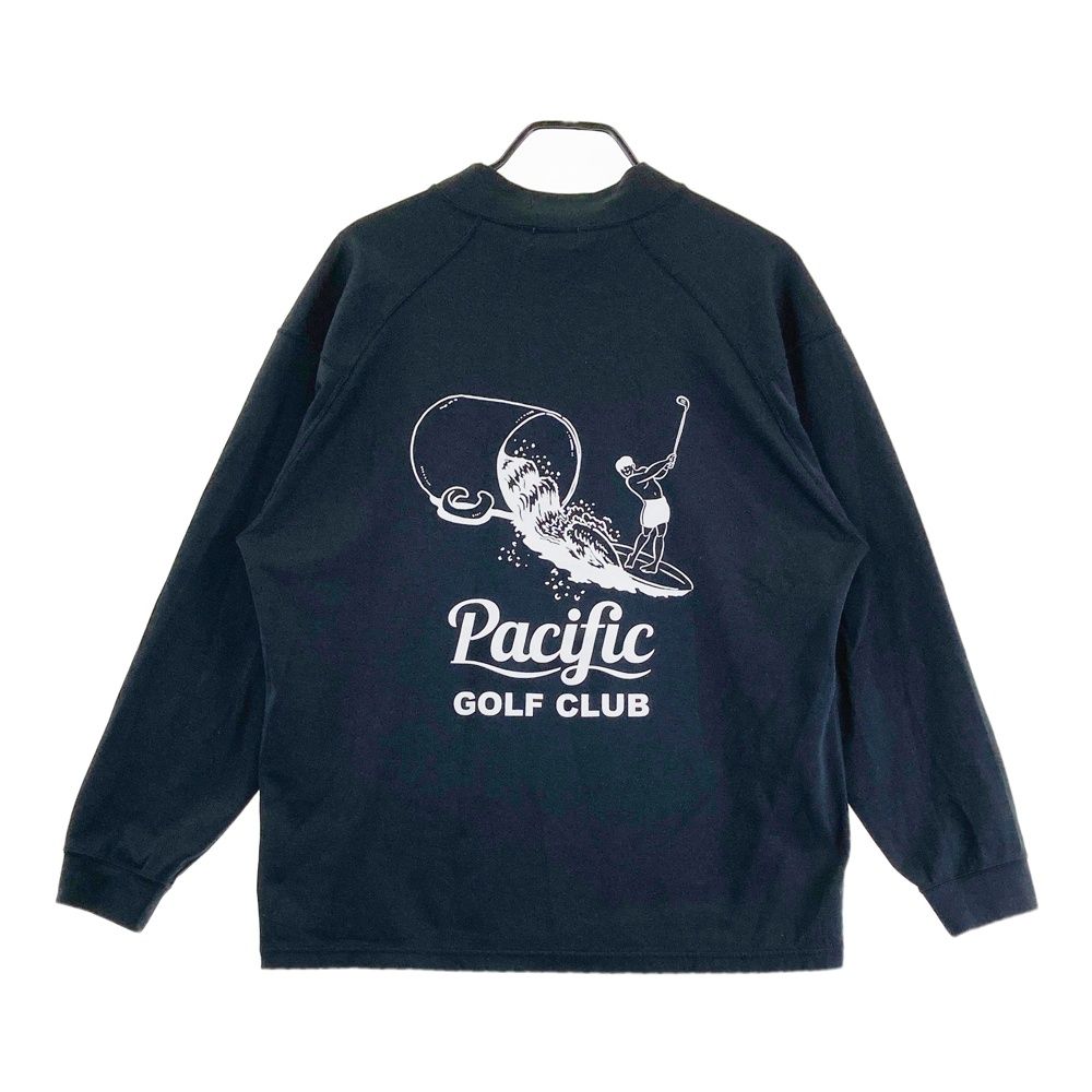 パシフィックゴルフクラブ　モックネック長袖シャツ　サイズＬ　used パシフィックゴルフクラブ モックネック長袖シャツ サイズL used