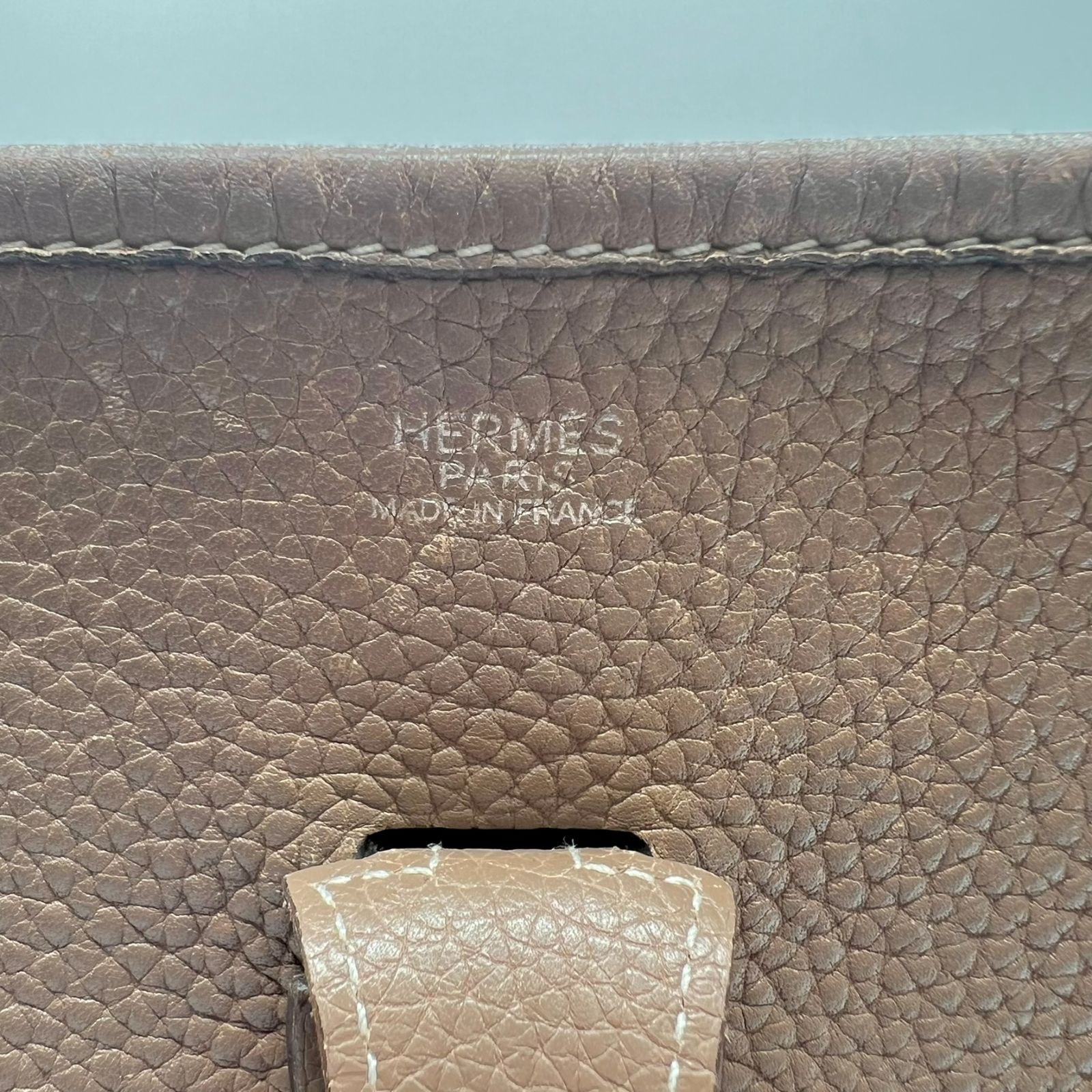 美品 エルメス エヴリンⅡ PM エトゥープ 人気色 トリヨンクレマンス