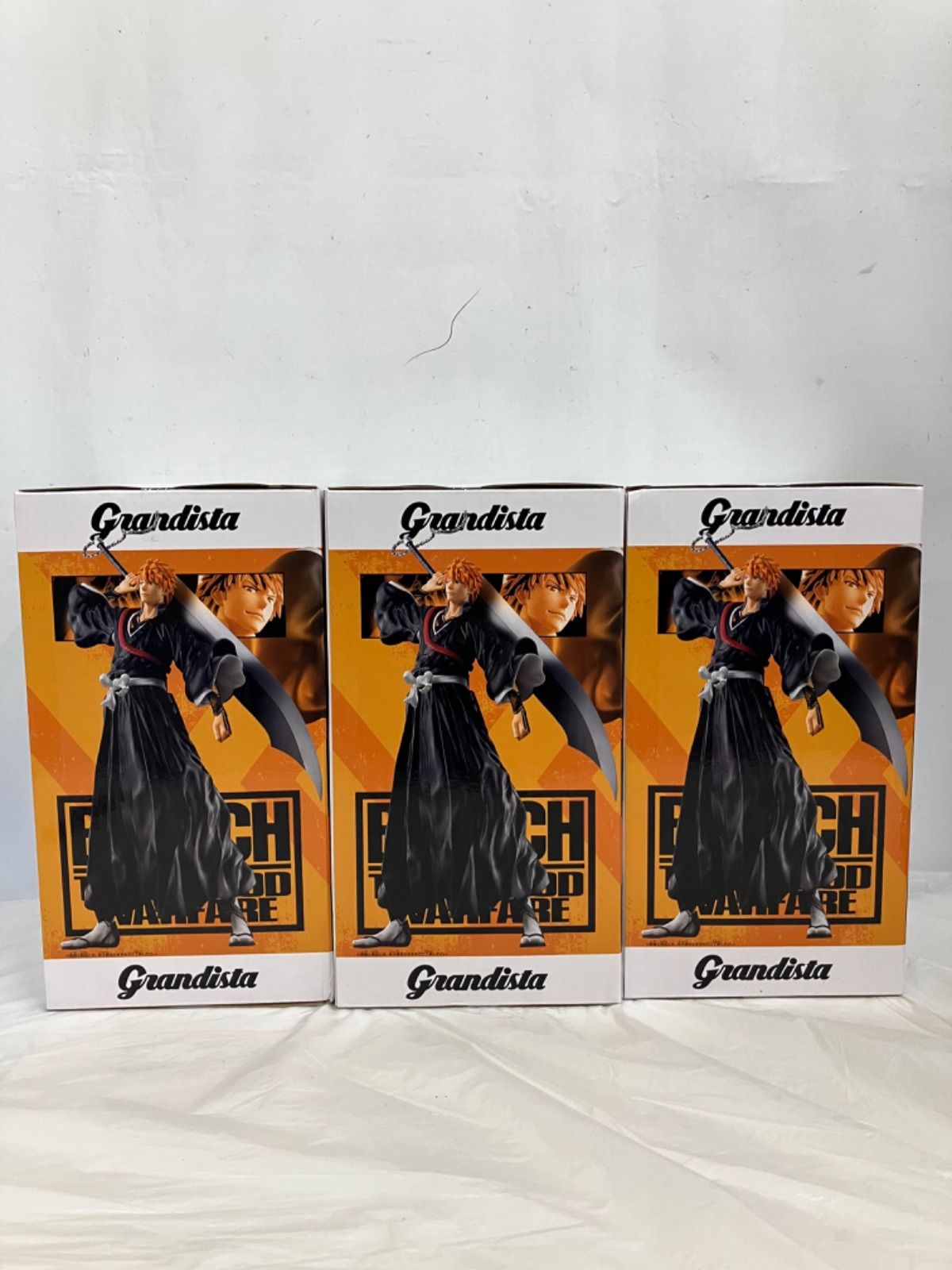未開封 BLEACH 黒崎一護 Grandista フィギュア 3個セット LFQA89 f101