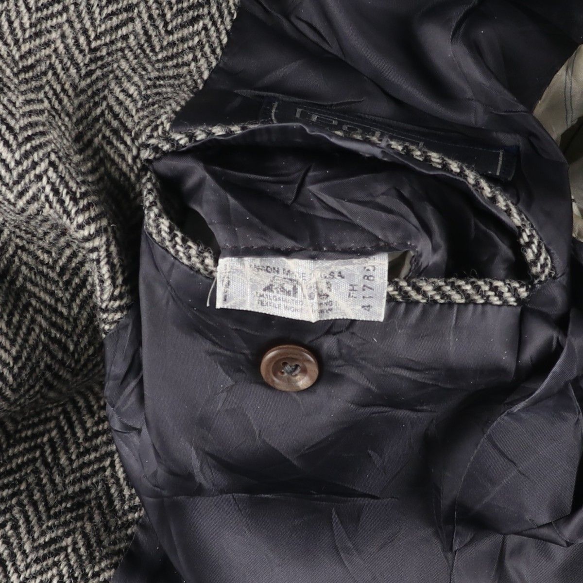 ポロ ラルフローレン ヘリンボーン テーラードジャケット L USED PoloRalphlauren ポロラルフローレン ヘリンボーンツイード