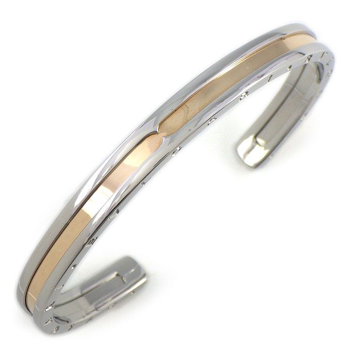 ブルガリ BVLGARI バングル B-zero1 ビーゼロワン オープン ロゴ 2