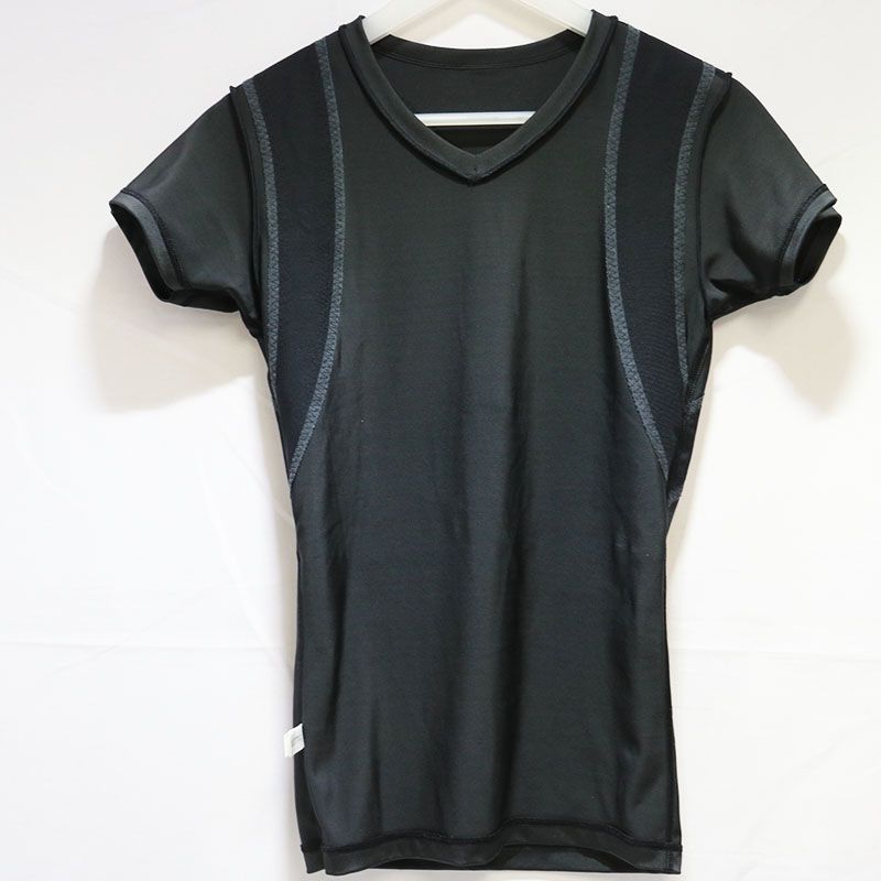 新古品 グラントイーワンズ BiBi Grant メンズパンプ半袖 ブラック L