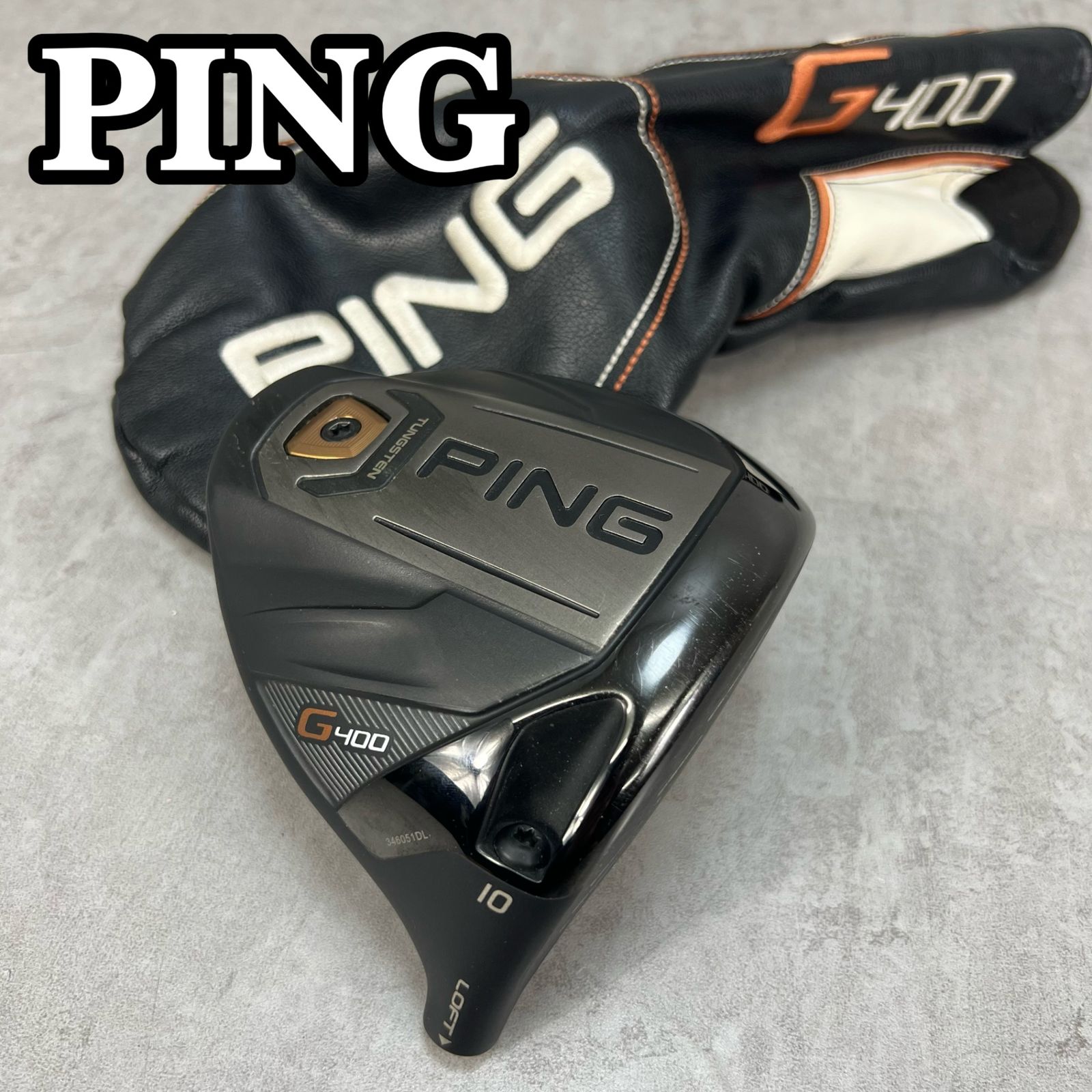 PING G400 LST メンズゴルフ ドライバーヘッド 10° 右利き用 ピン
