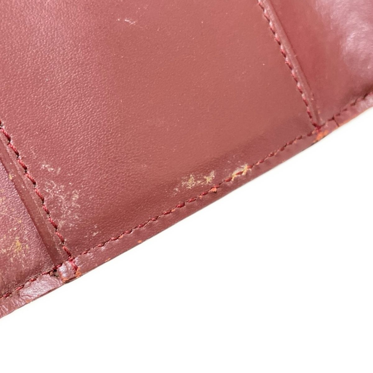 Cartier(カルティエ) キーケース マストライン ボルドー×ゴールド 6連