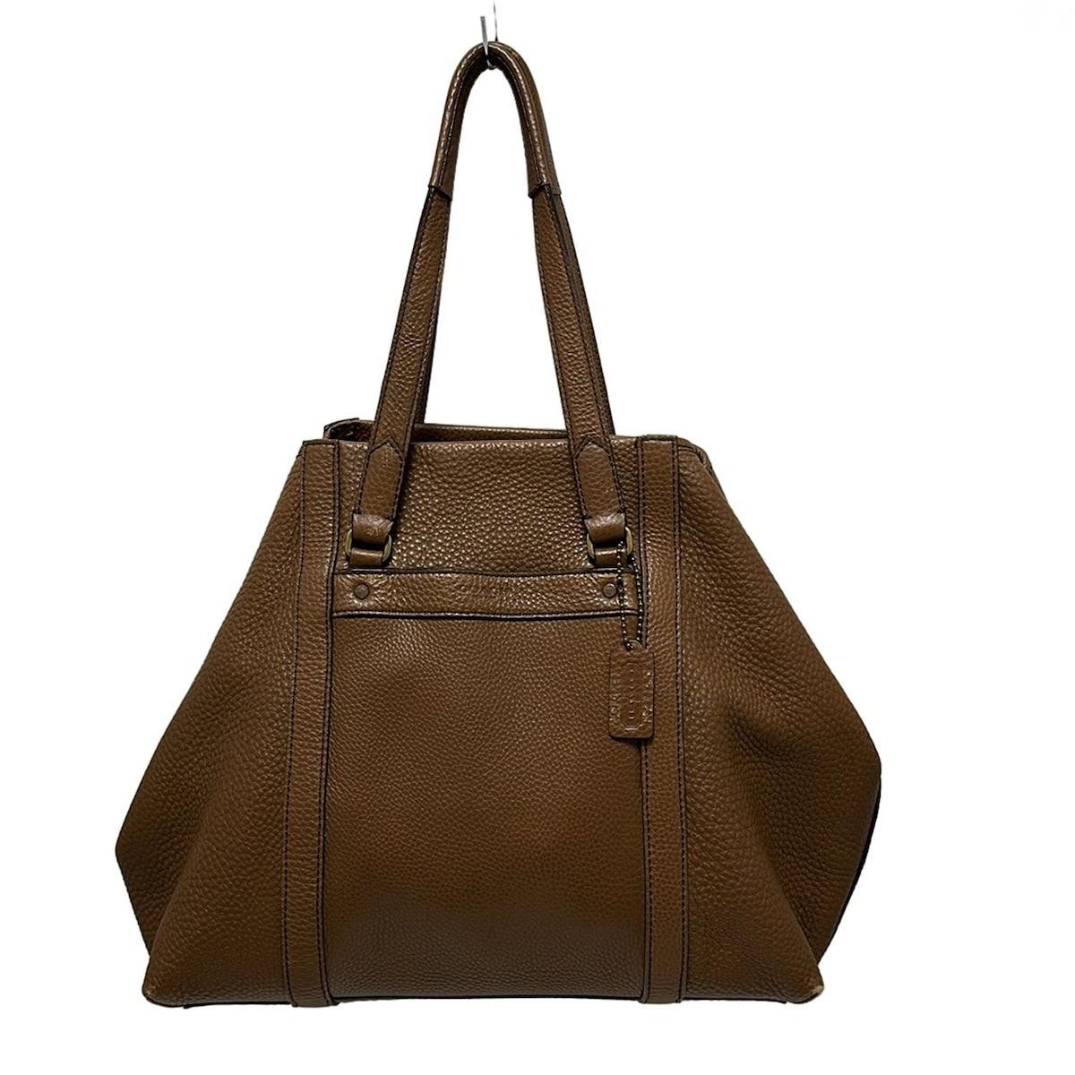 1円スタート 希少】COACH コーチ オールレザー トートバッグ ブラウン 