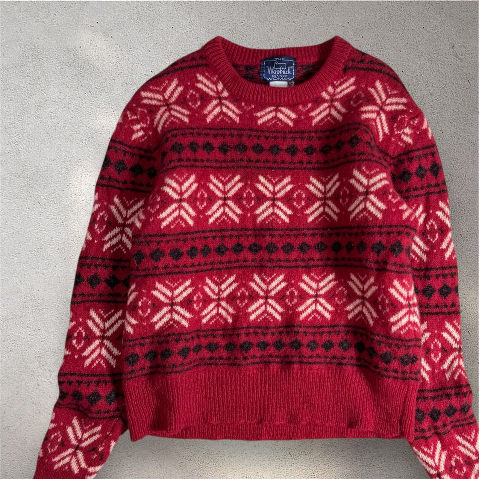 80s WOOLRICH ノルディック 柄 ニット vintage 【公式通販】